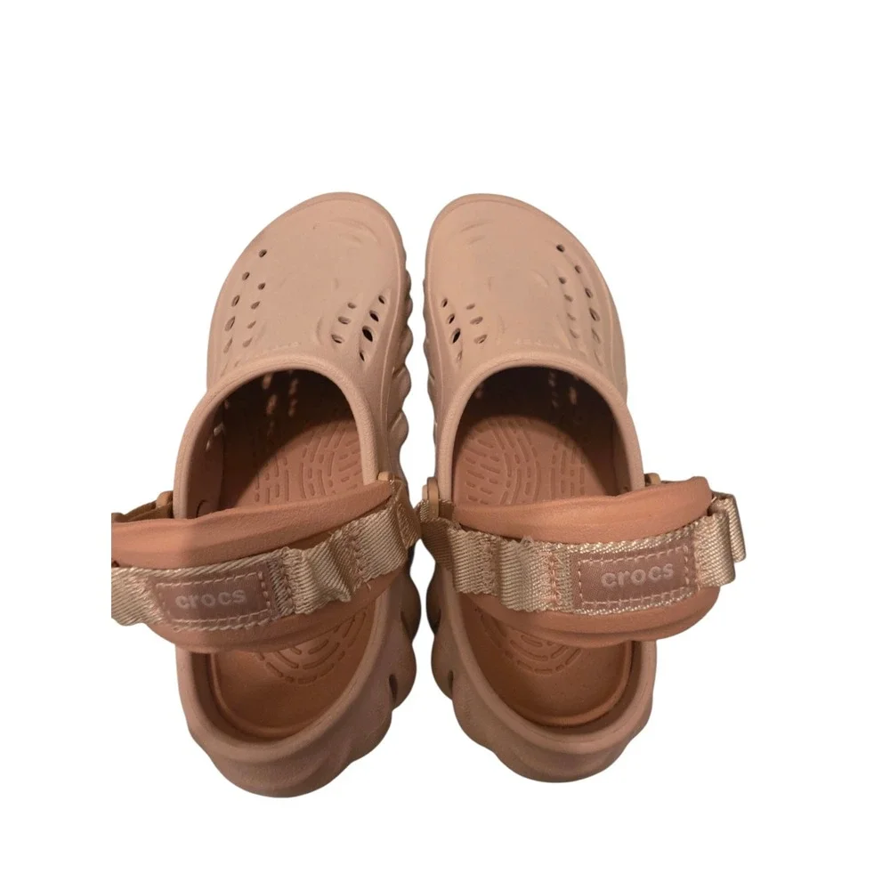 Crocs Echo Clog Tan Sand Sporty Sculpted Comfort Shoes Womens 8 Mens 6 - Picture 7 of 12
